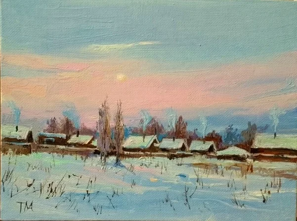 Картина-миниатюра маслом - изображение 1