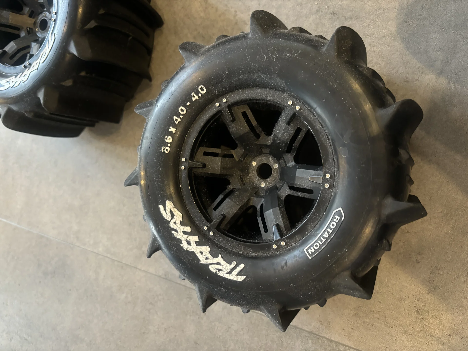 Колёса лопатки для traxxas xrt/xmaxx - миниатюра 7