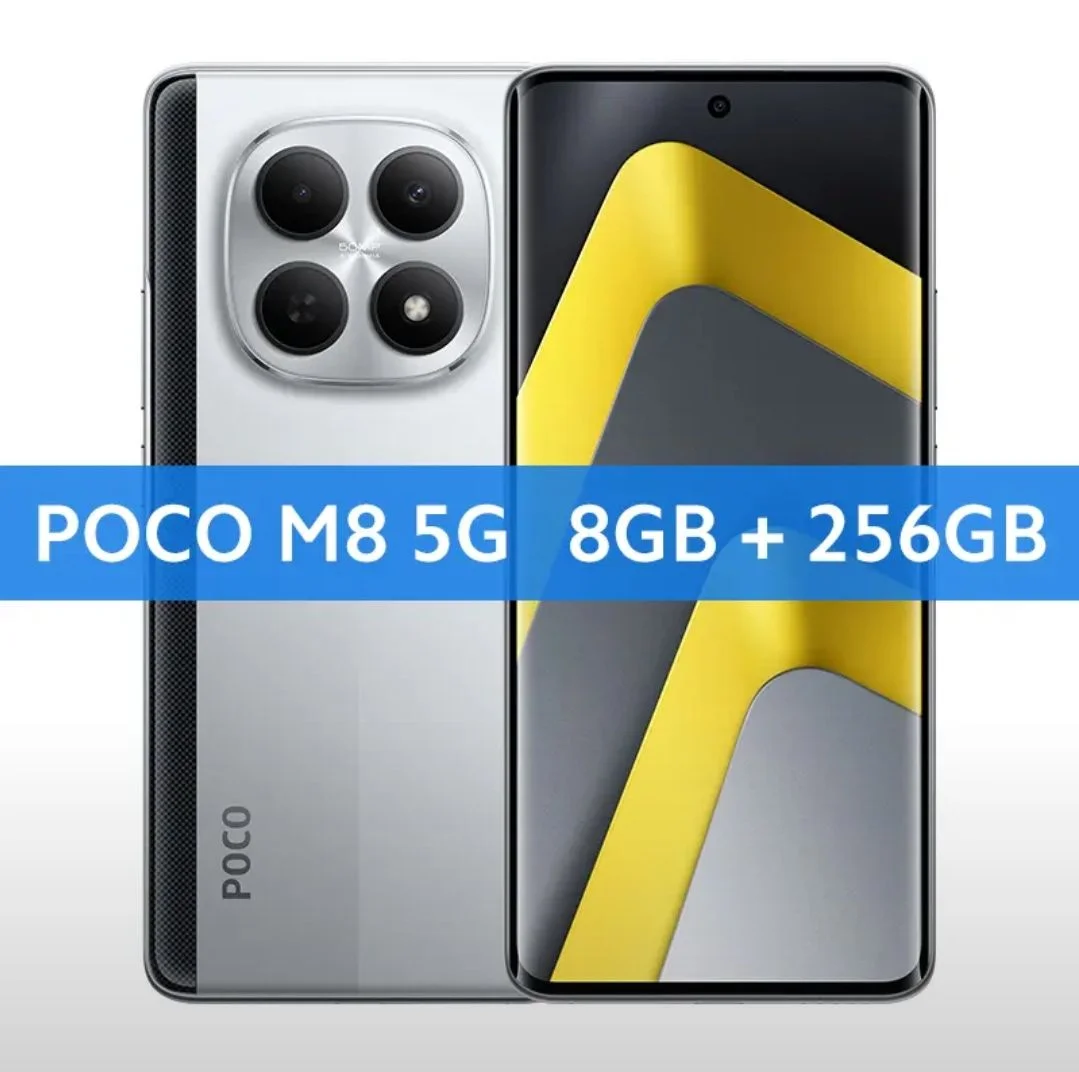 Xiaomi Poco M8, 8-256Гб, новый, запечатанный - миниатюра 3