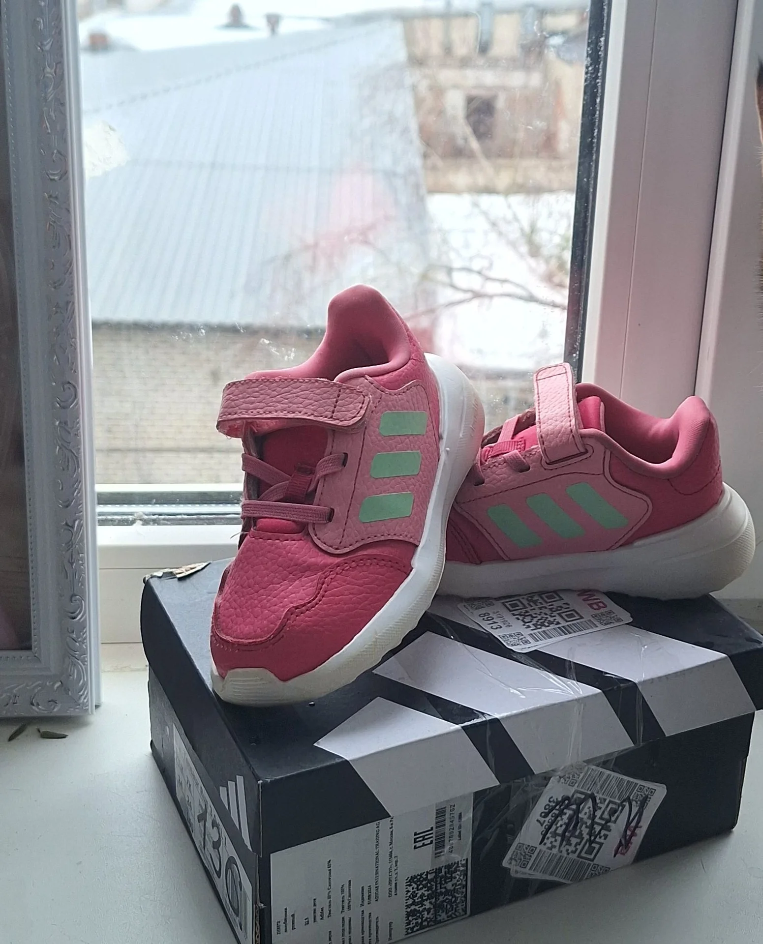 Кроссовки детские для девочки adidas 24р - миниатюра 2