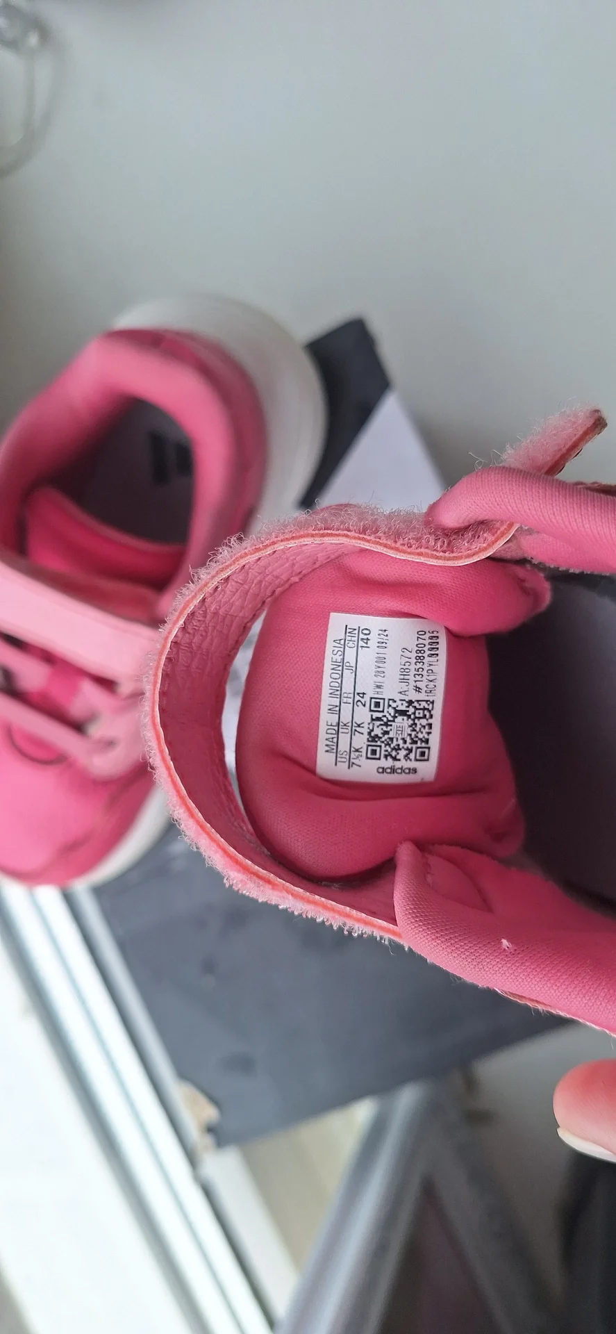 Кроссовки детские для девочки adidas 24р - миниатюра 3