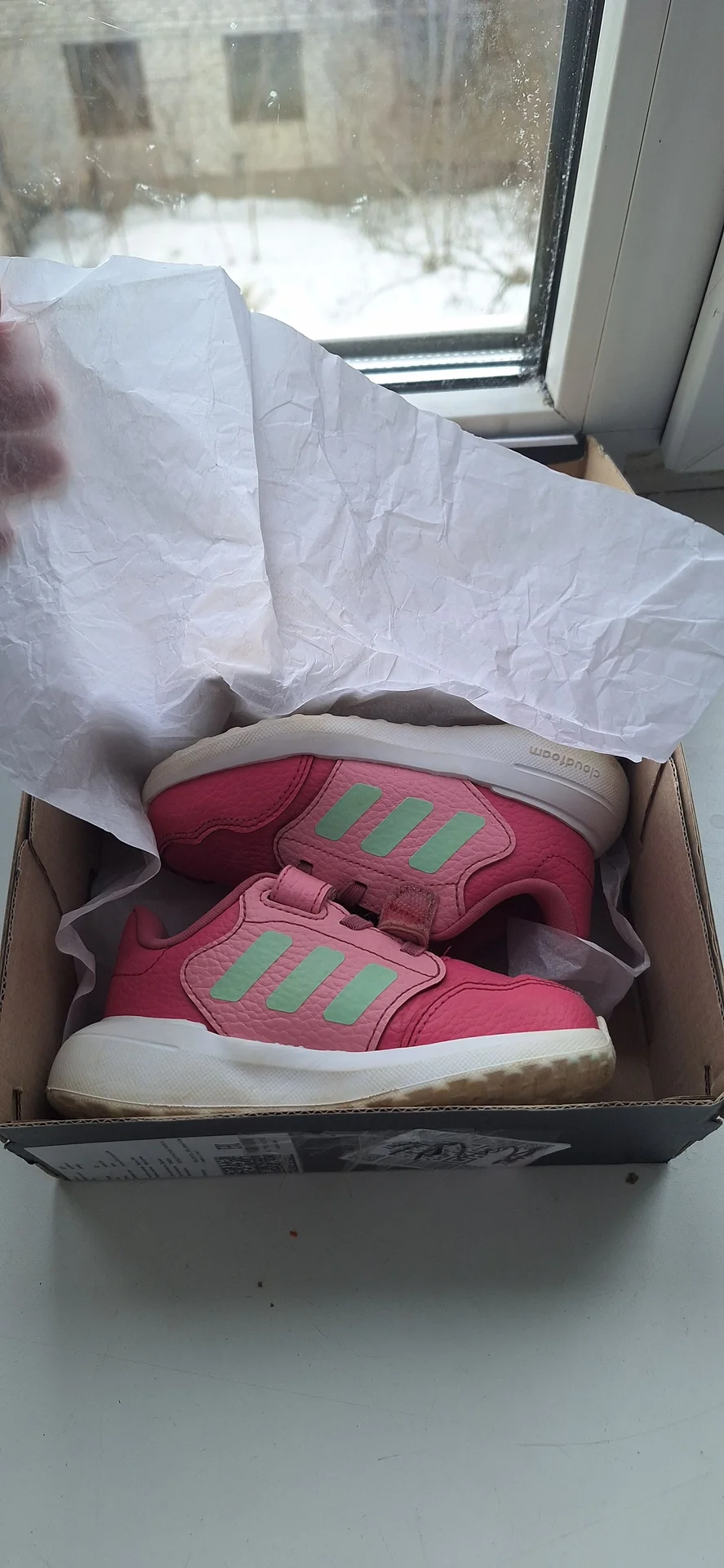 Кроссовки детские для девочки adidas 24р - миниатюра 4