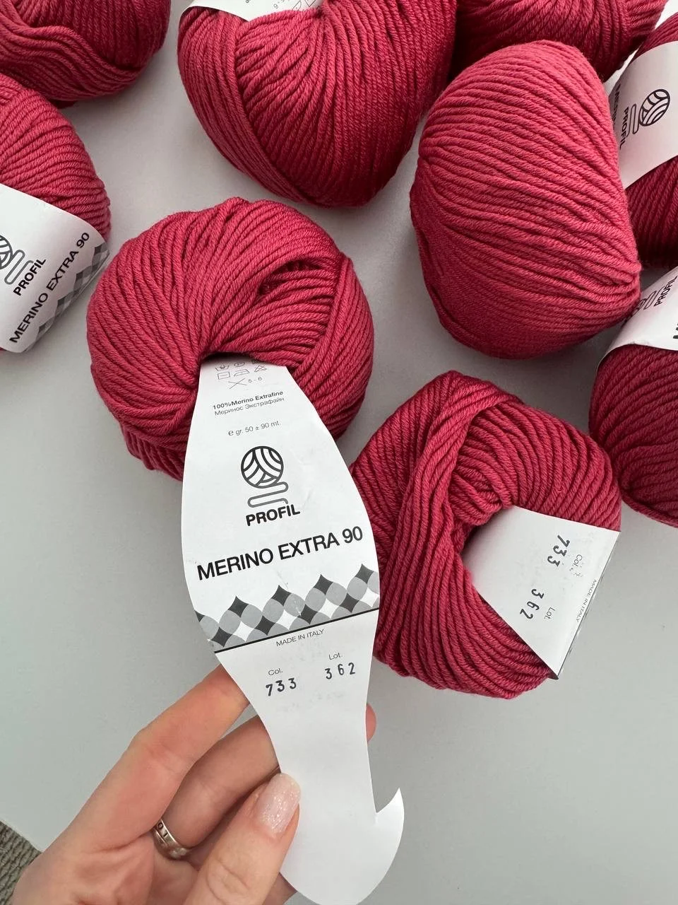Пряжа для вязания Profil Merino 90 (100 % шерсть) - миниатюра 3