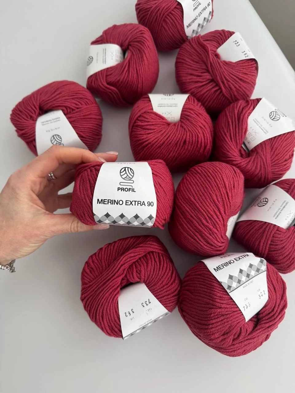 Пряжа для вязания Profil Merino 90 (100 % шерсть) - миниатюра 4