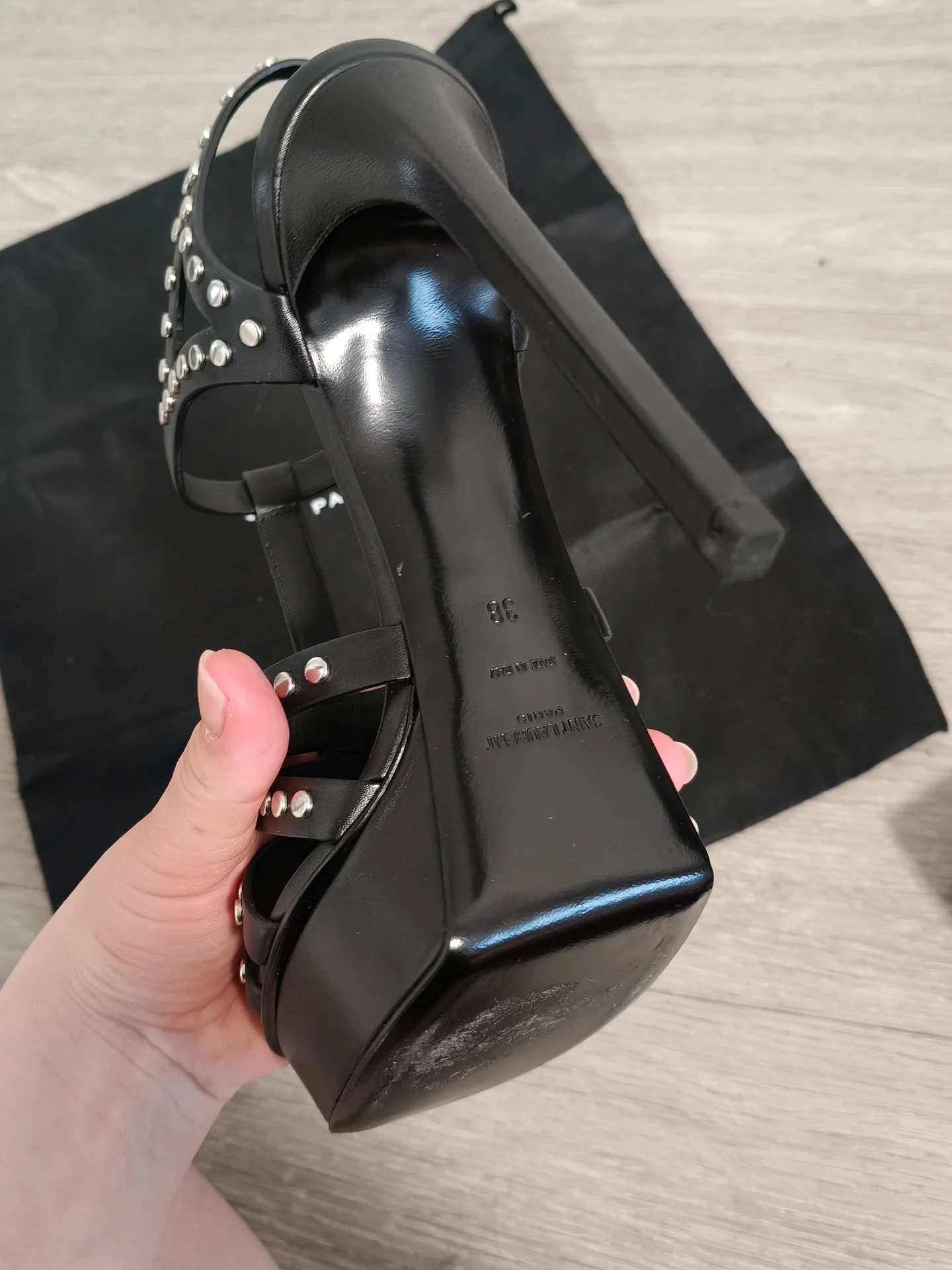 Босоножки saint laurent 38 оригинал - миниатюра 2