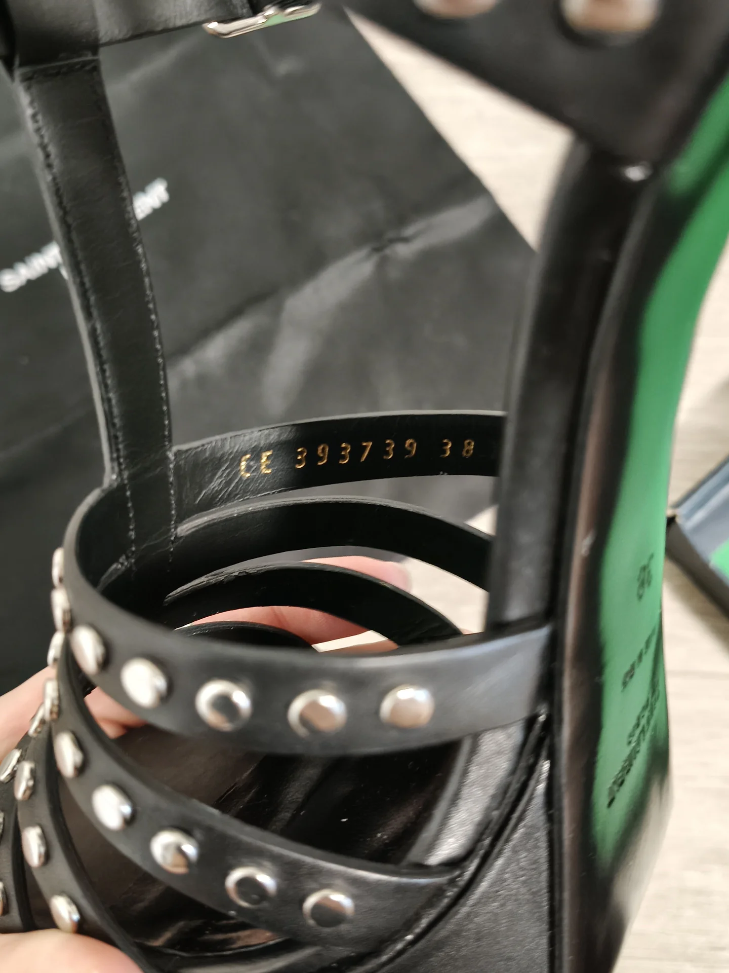 Босоножки saint laurent 38 оригинал - миниатюра 5