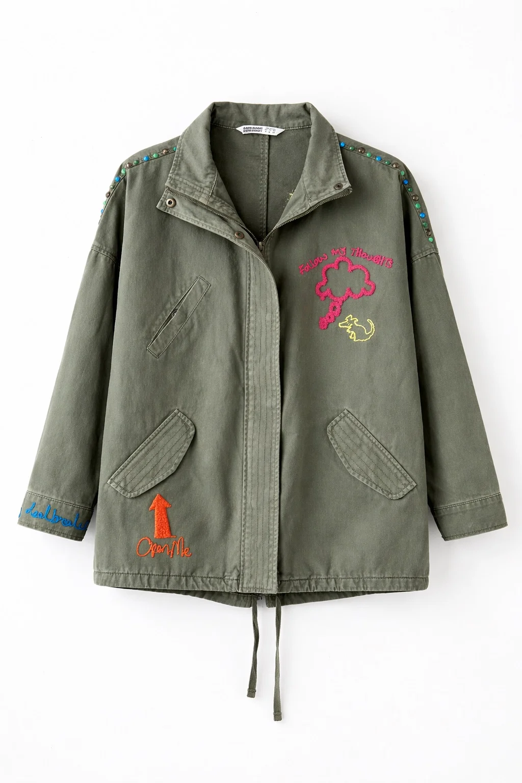 Куртка Zara хаки - изображение 1