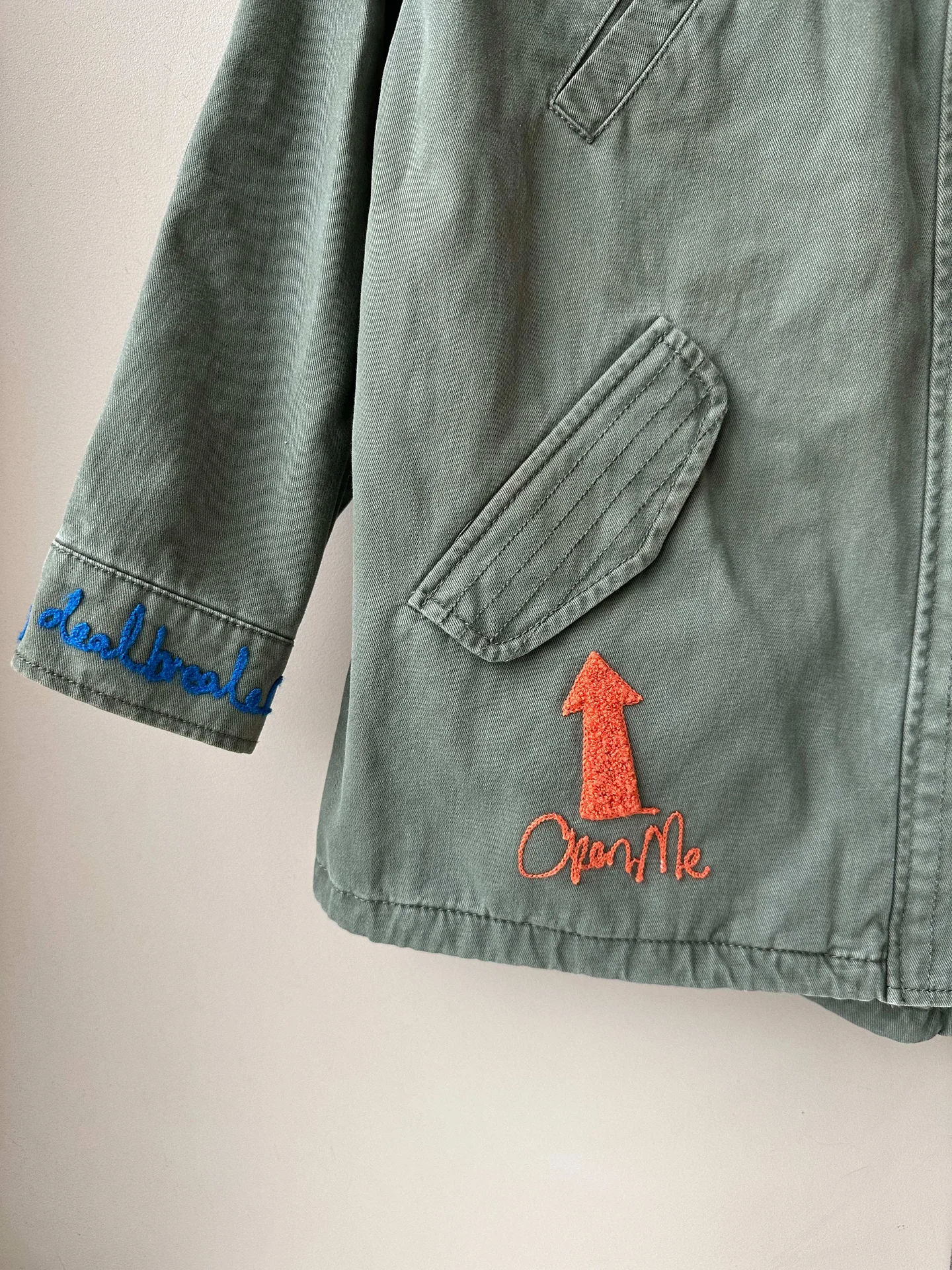 Куртка Zara хаки - миниатюра 5