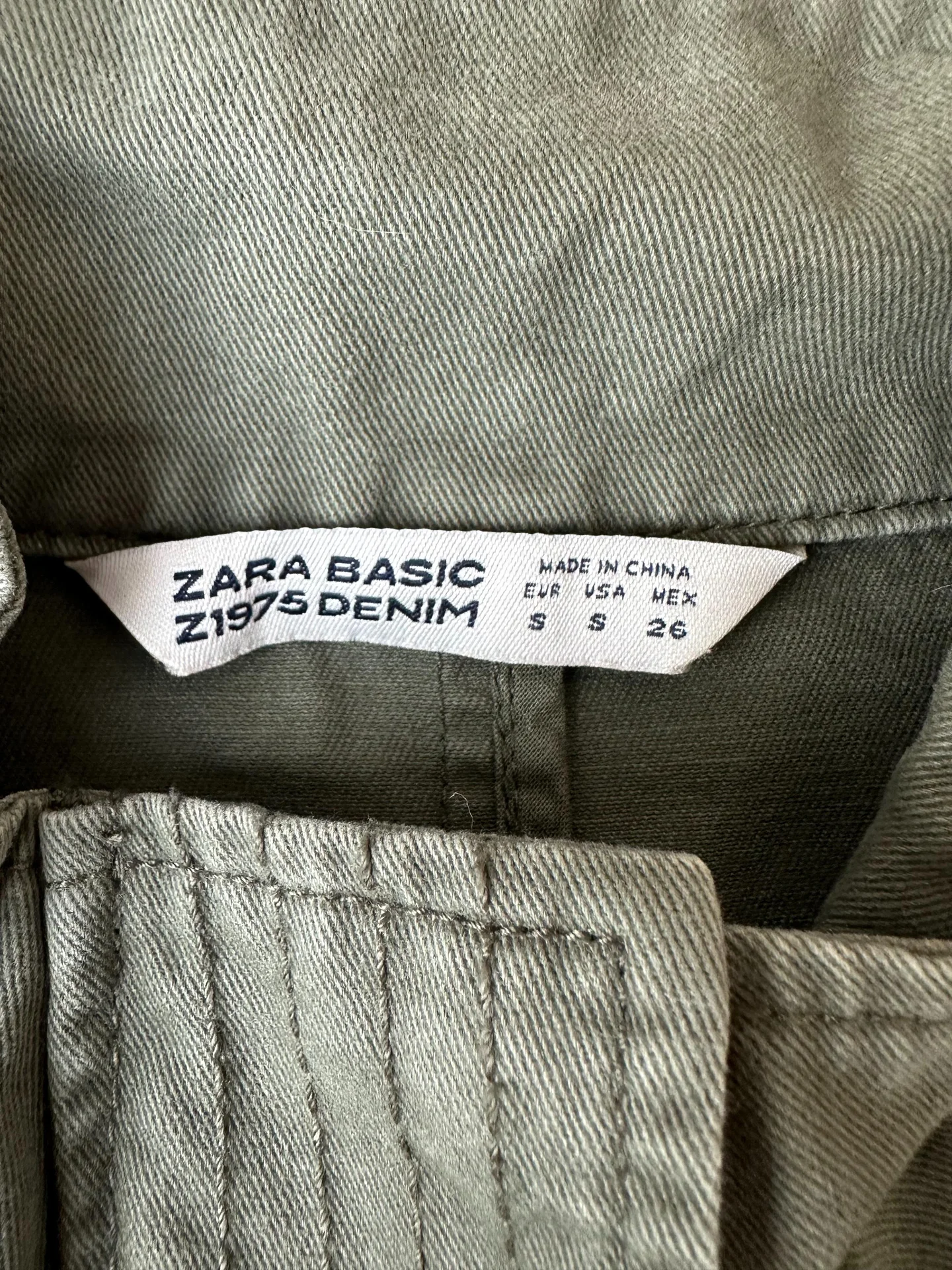 Куртка Zara хаки - миниатюра 8