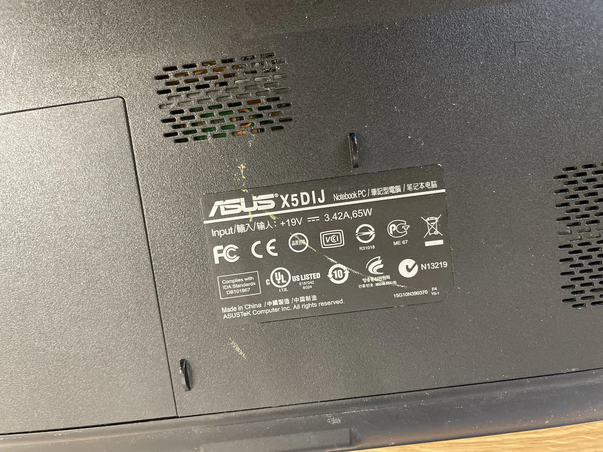 Ноутбук ASUS X5DIJ - миниатюра 3