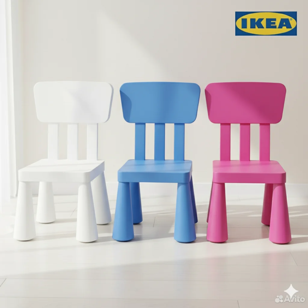 Стул детский ikea (новый в упаковке) - миниатюра 2