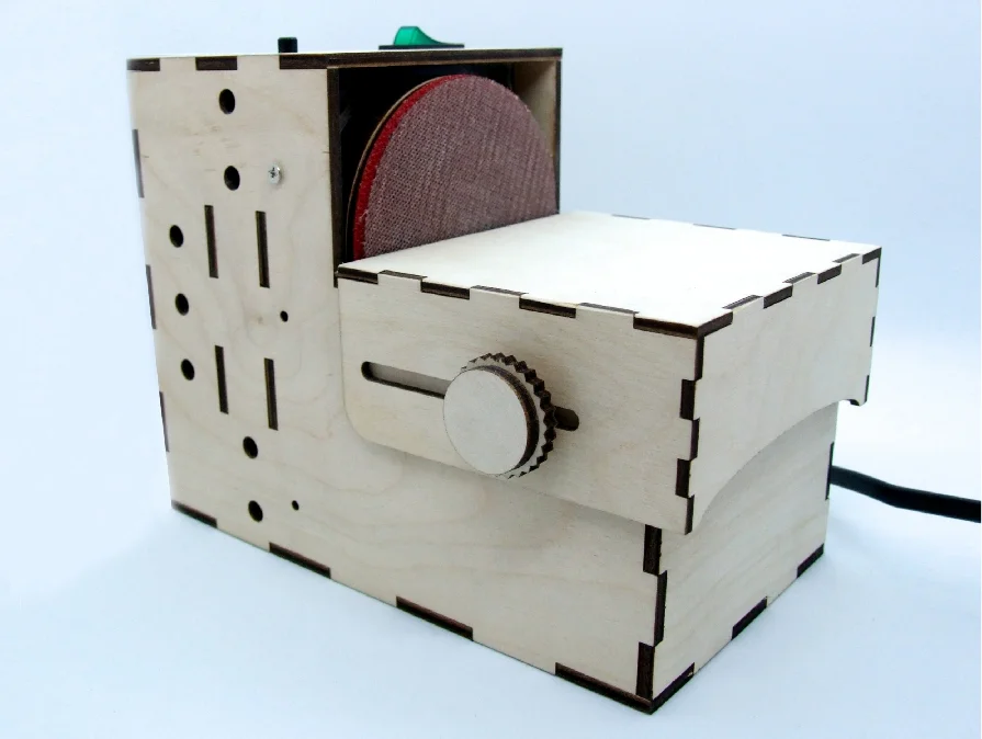 Мини шлифовальный DIY-станок для небольших заготовок и изделий - миниатюра 5