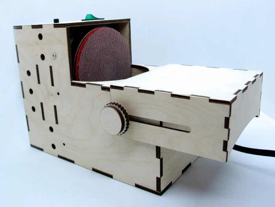 Мини шлифовальный DIY-станок для небольших заготовок и изделий - миниатюра 7