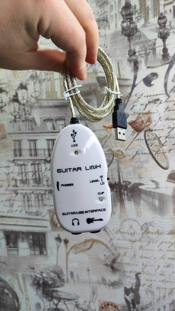 USB аудио карта для электрогитары - миниатюра 5