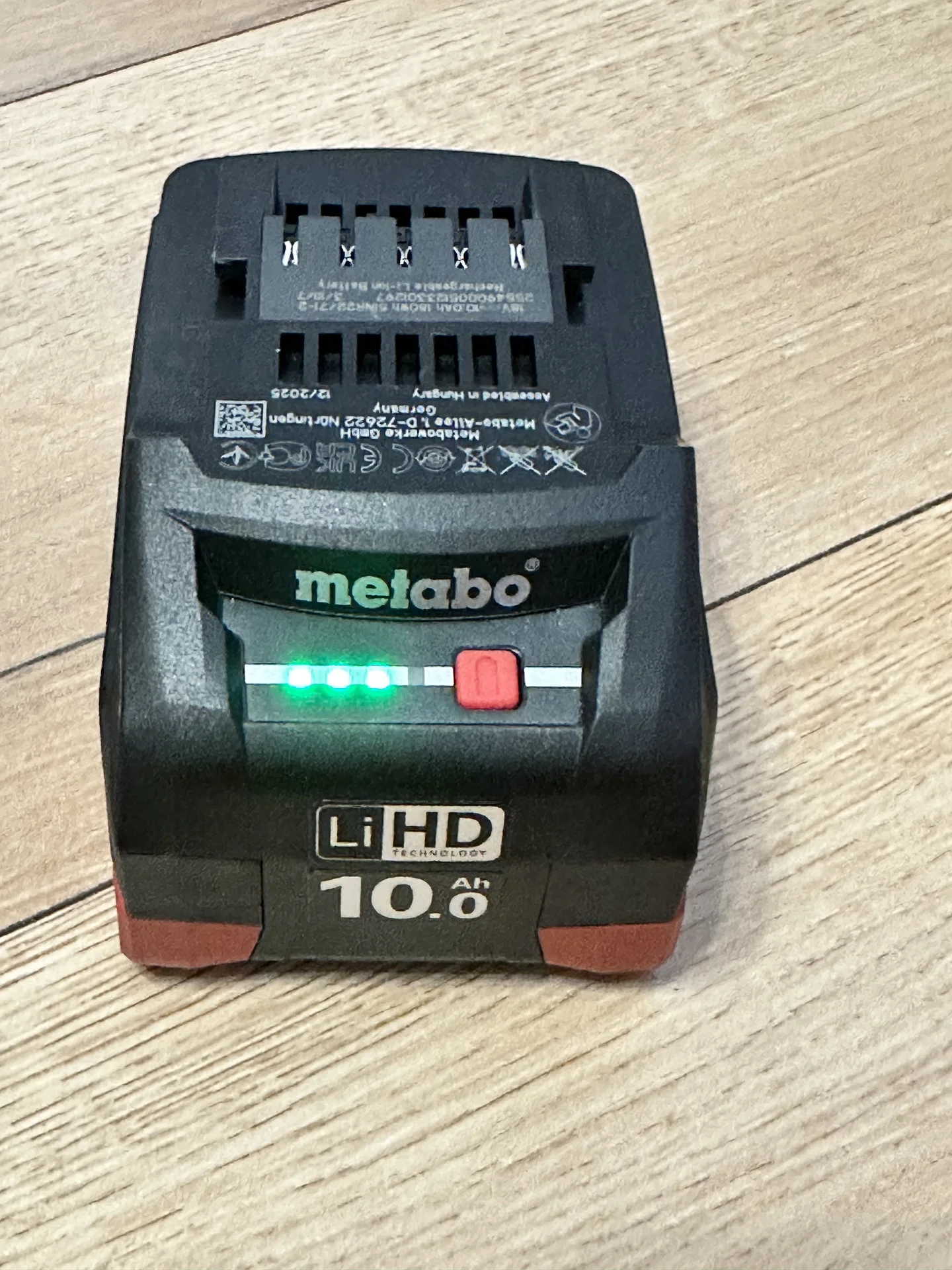 Аккумулятор Metabo 18 v 10ah LiHD - миниатюра 2