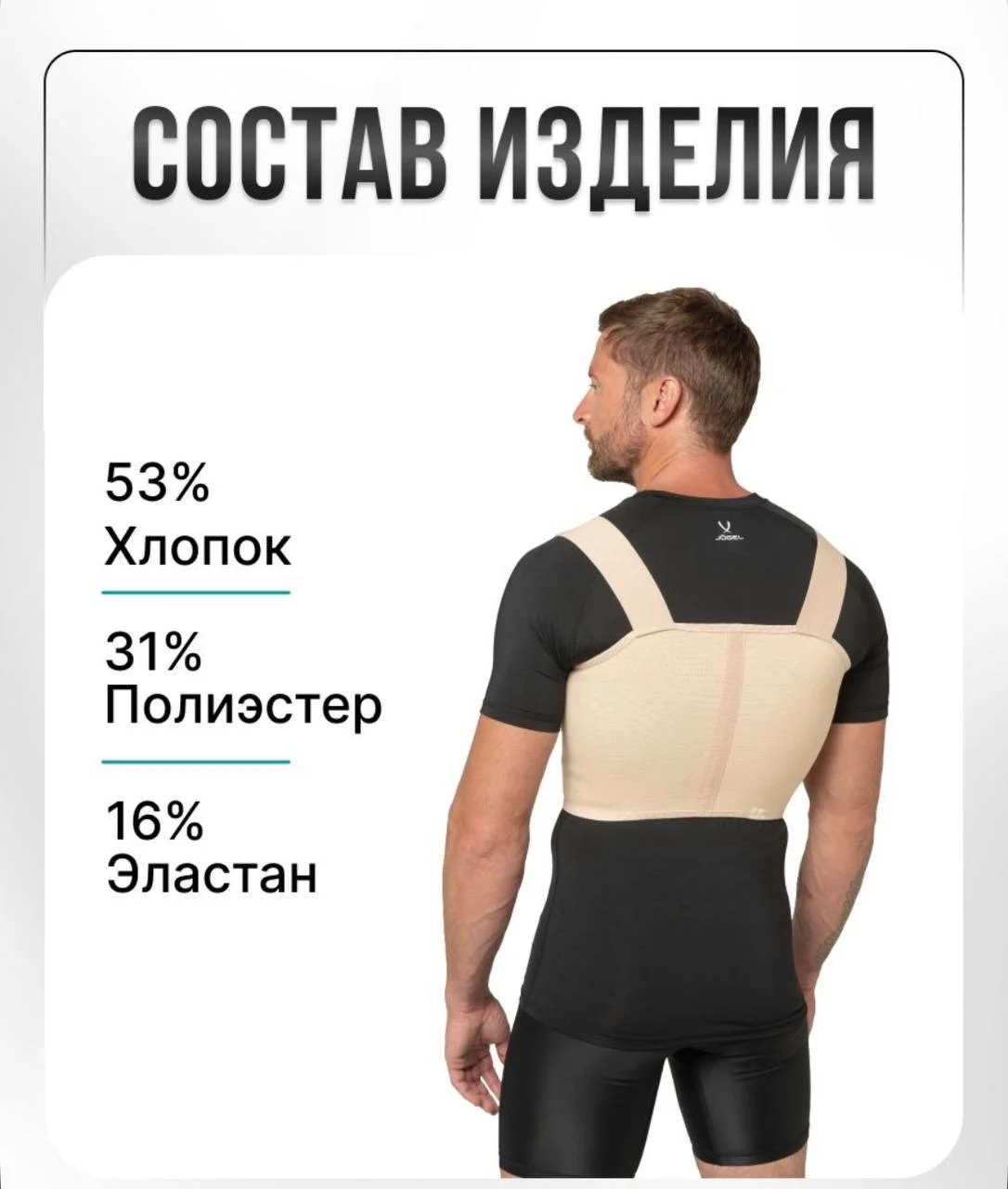 Бандаж послеоперационный медицинский на грудную кл - миниатюра 3
