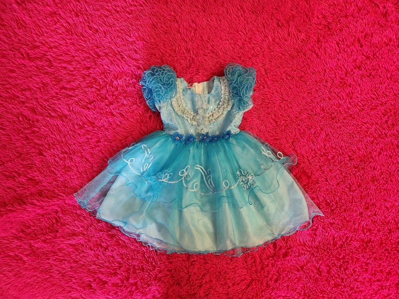 Нарядное платье для девочки 4-5лет - миниатюра 6
