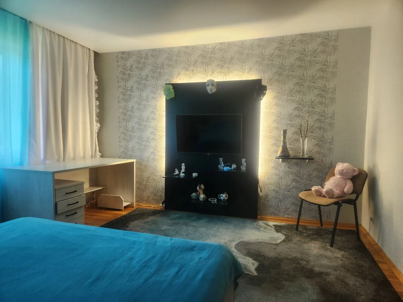1-к. квартира, 43 м², 1 двуспальная кровать - миниатюра 3