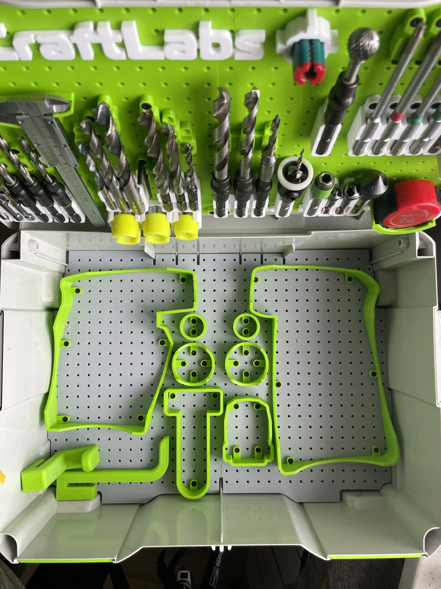 Ложементы крепления бит свёрл на крышку Festool - миниатюра 2