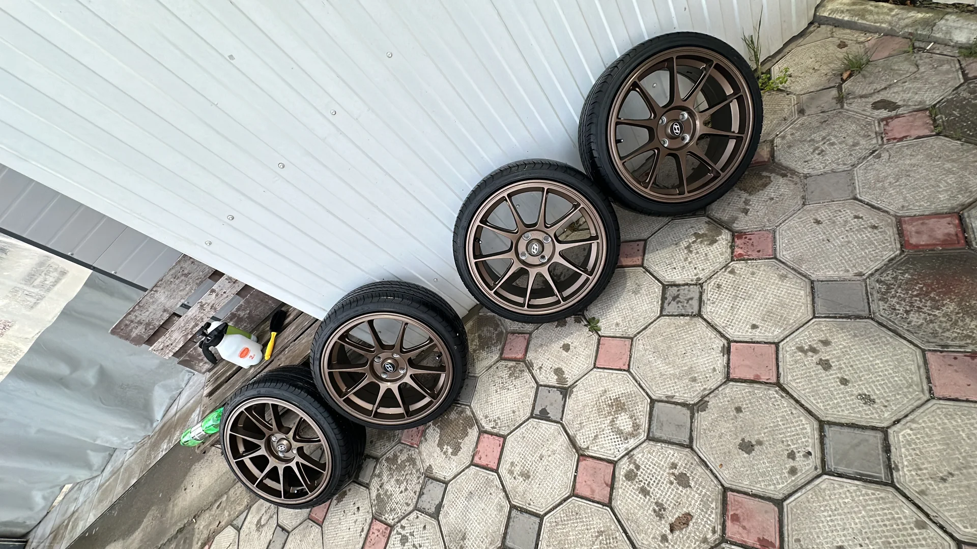 Литые диски с резиной 195/40 r17 4:100 - миниатюра 7
