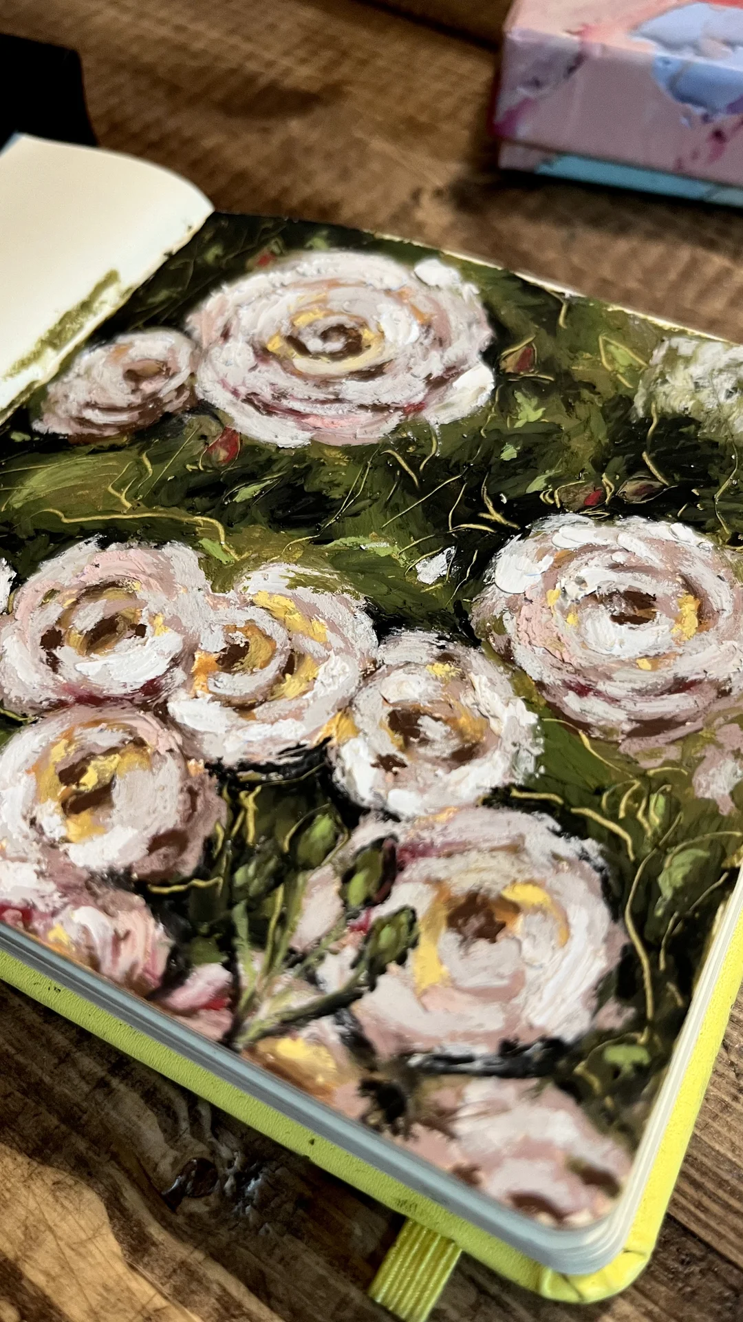 Картина масляной пастелью - миниатюра 2