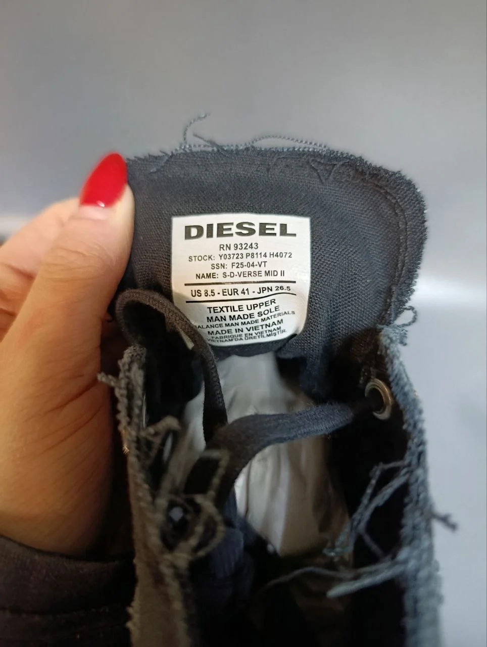 Кеды diesel S-D-Verse Mid II - миниатюра 6