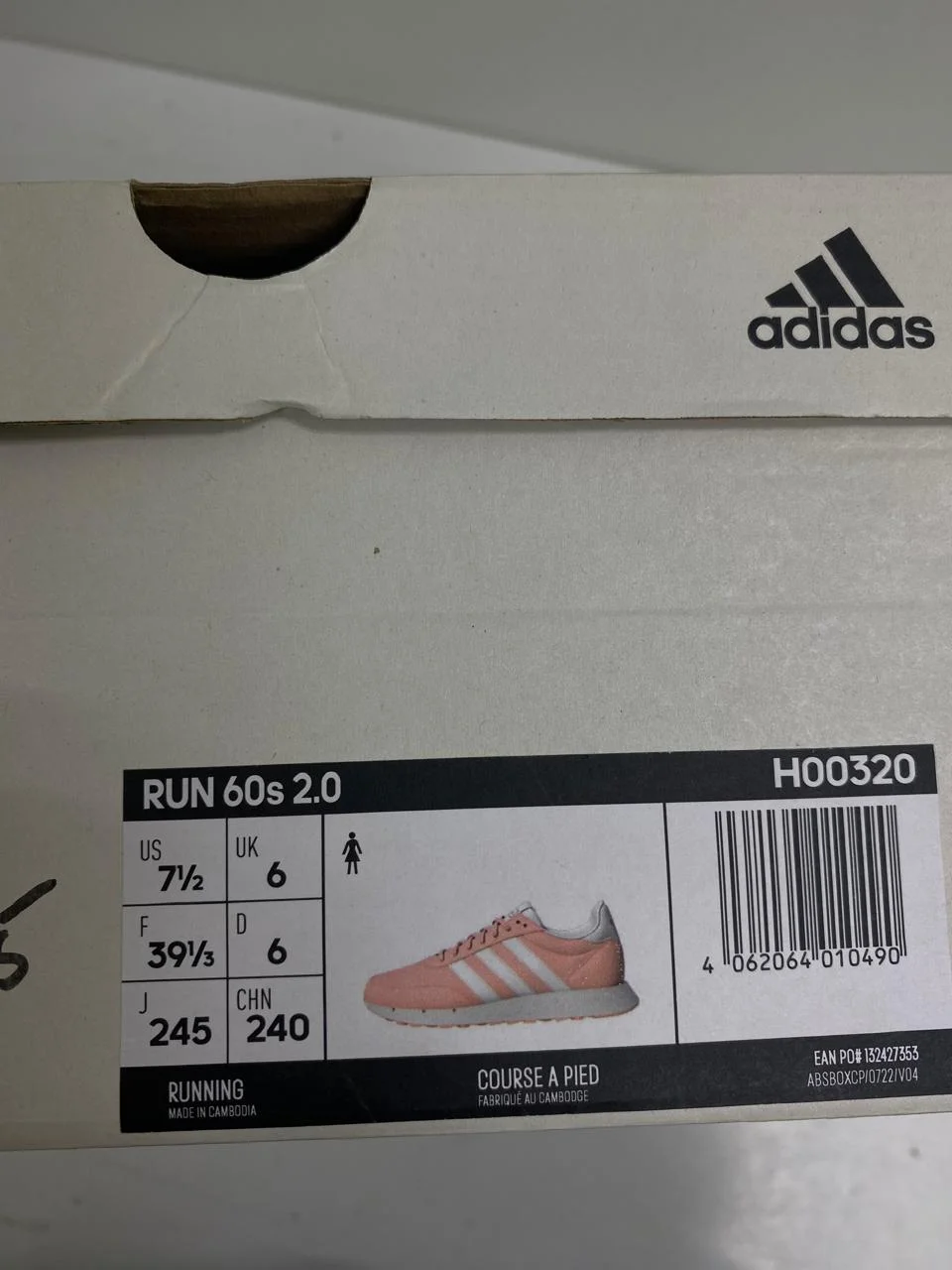 Кроссовки Adidas RUN 60s 2.0. Оригинал, новые - миниатюра 4