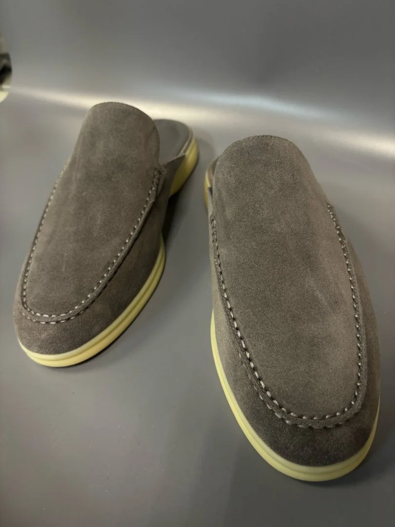 Loro piana замшевые сабо / мюли ориг - миниатюра 2