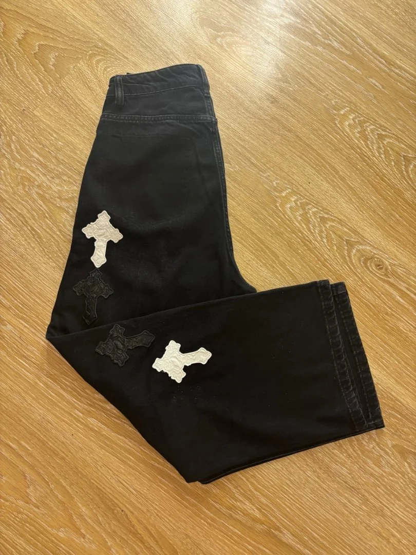 Джинсы прямые Chrome Hearts - миниатюра 4