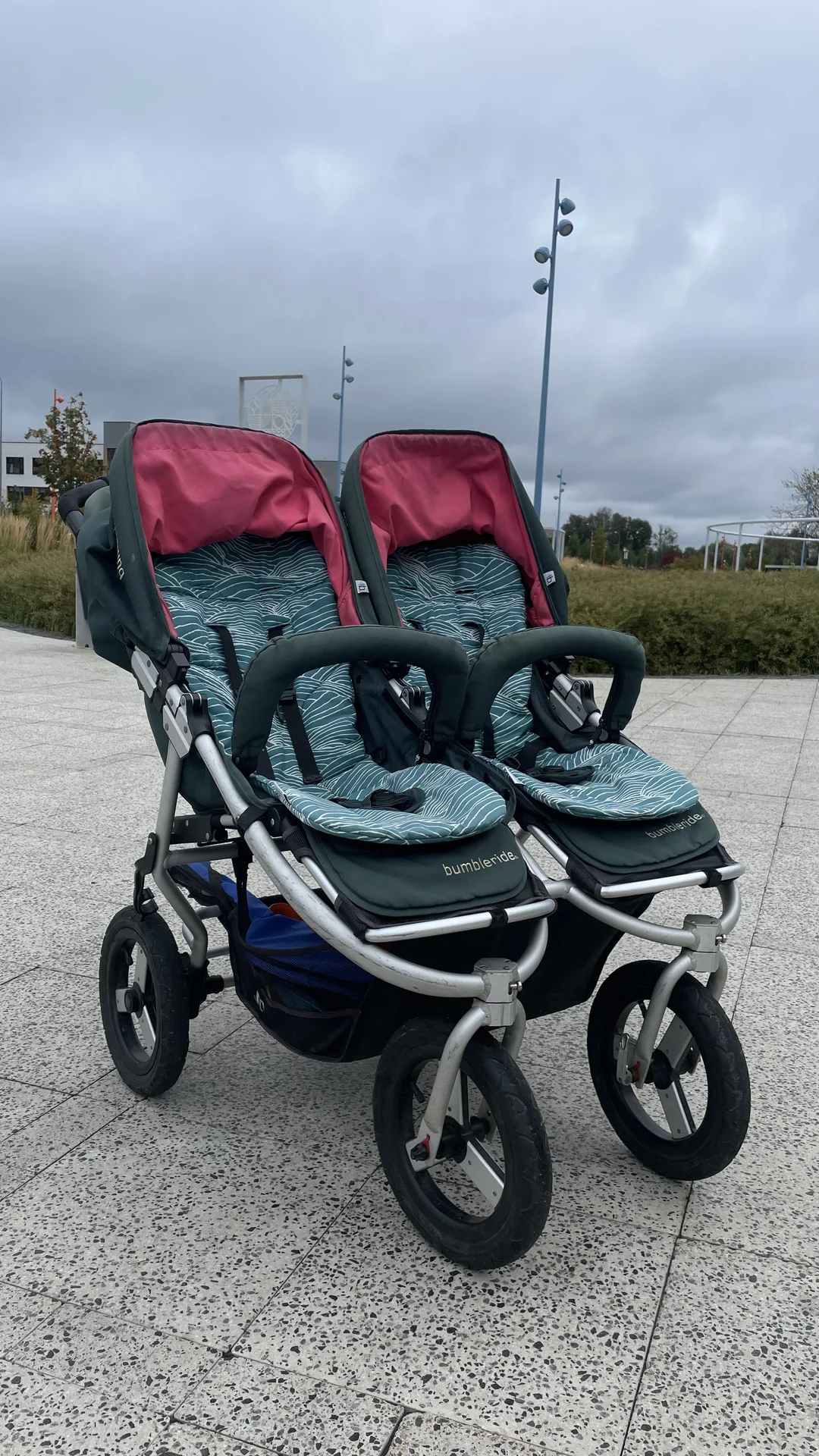 Коляска для двойни 2 в 1 bumbleride inde twin - миниатюра 2