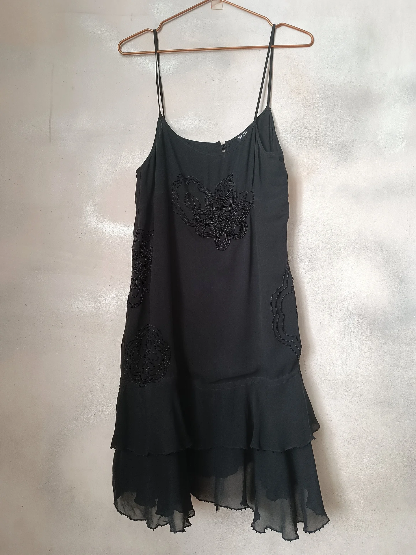 Versace Jeans Couture платье 2006 шёлк бисер - изображение 1
