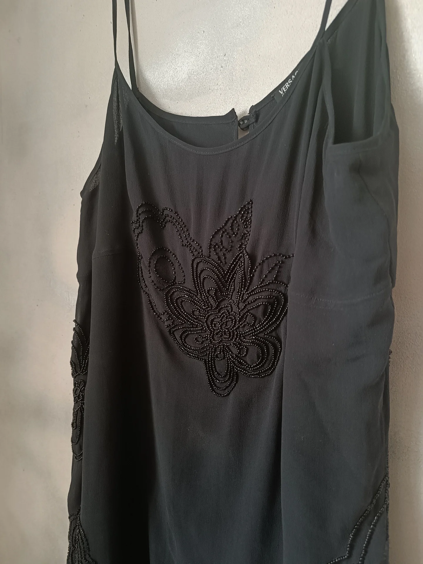 Versace Jeans Couture платье 2006 шёлк бисер - миниатюра 2