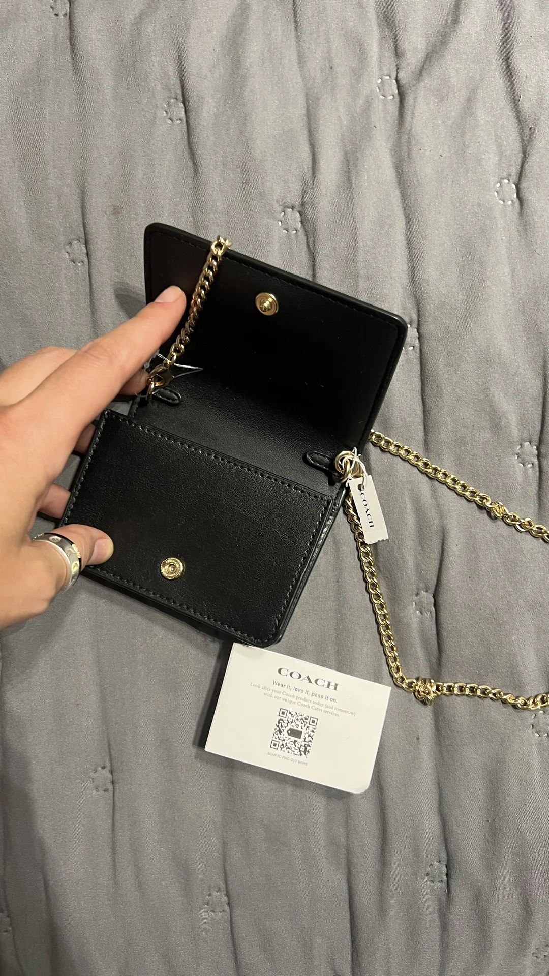 Coach кроссбоди сумка мини - миниатюра 3