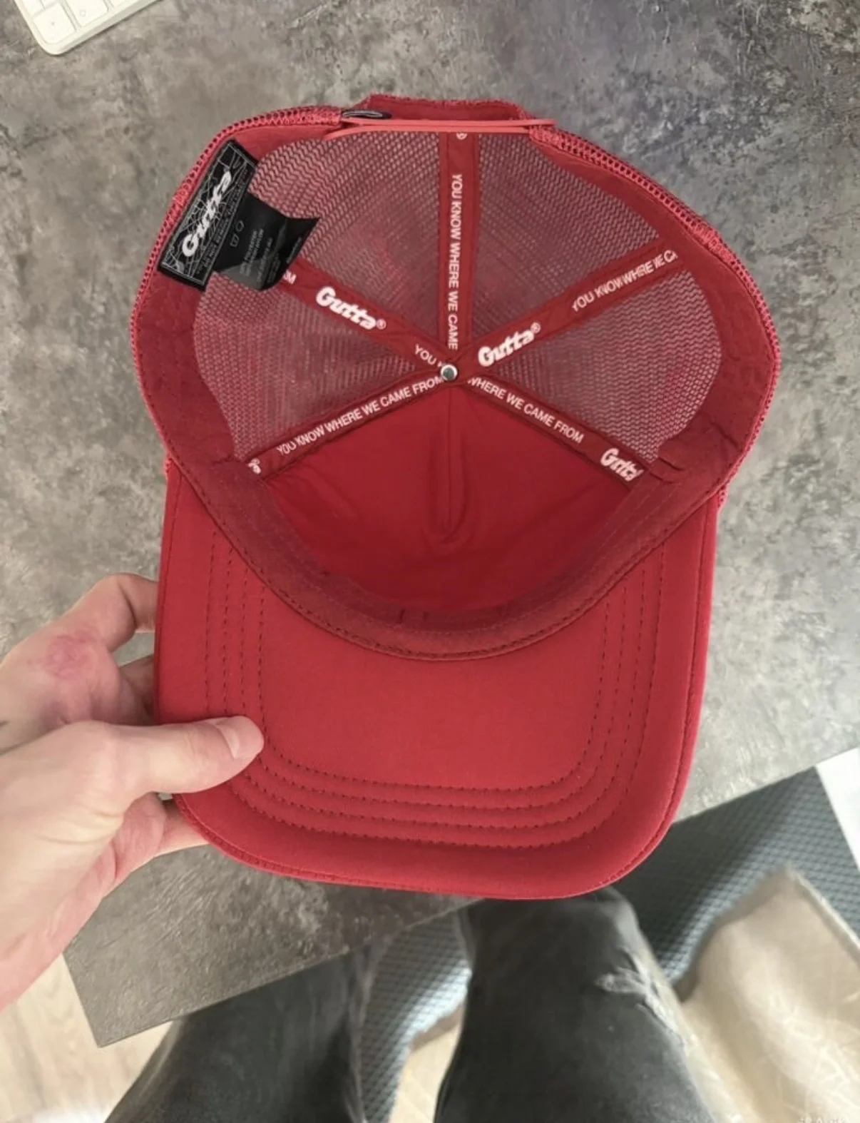 Кепка Gutta Red Unreleased - миниатюра 3