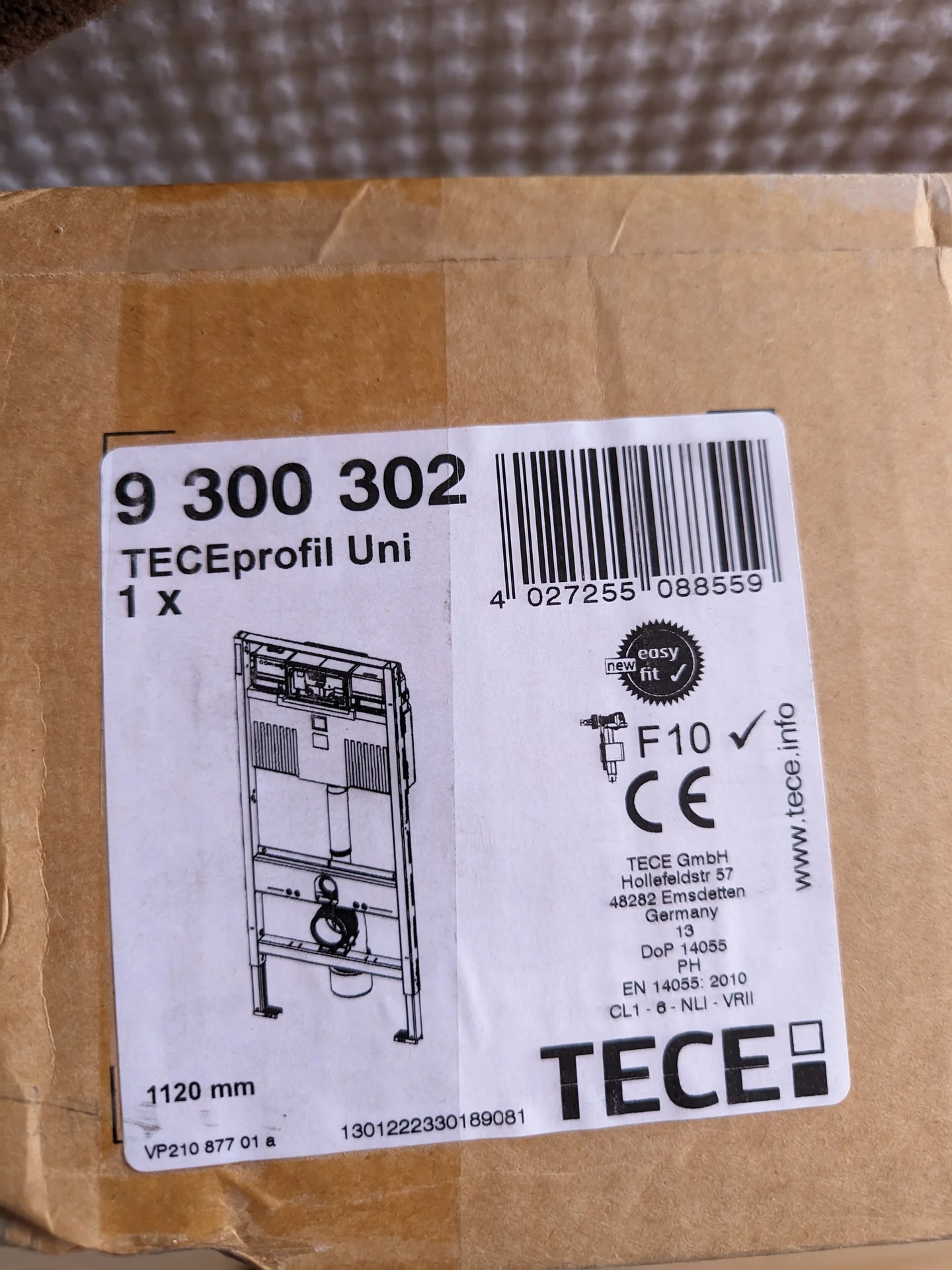 TECE TECEprofil модуль для установки унитаза (инсталляция) 9300302 - миниатюра 2