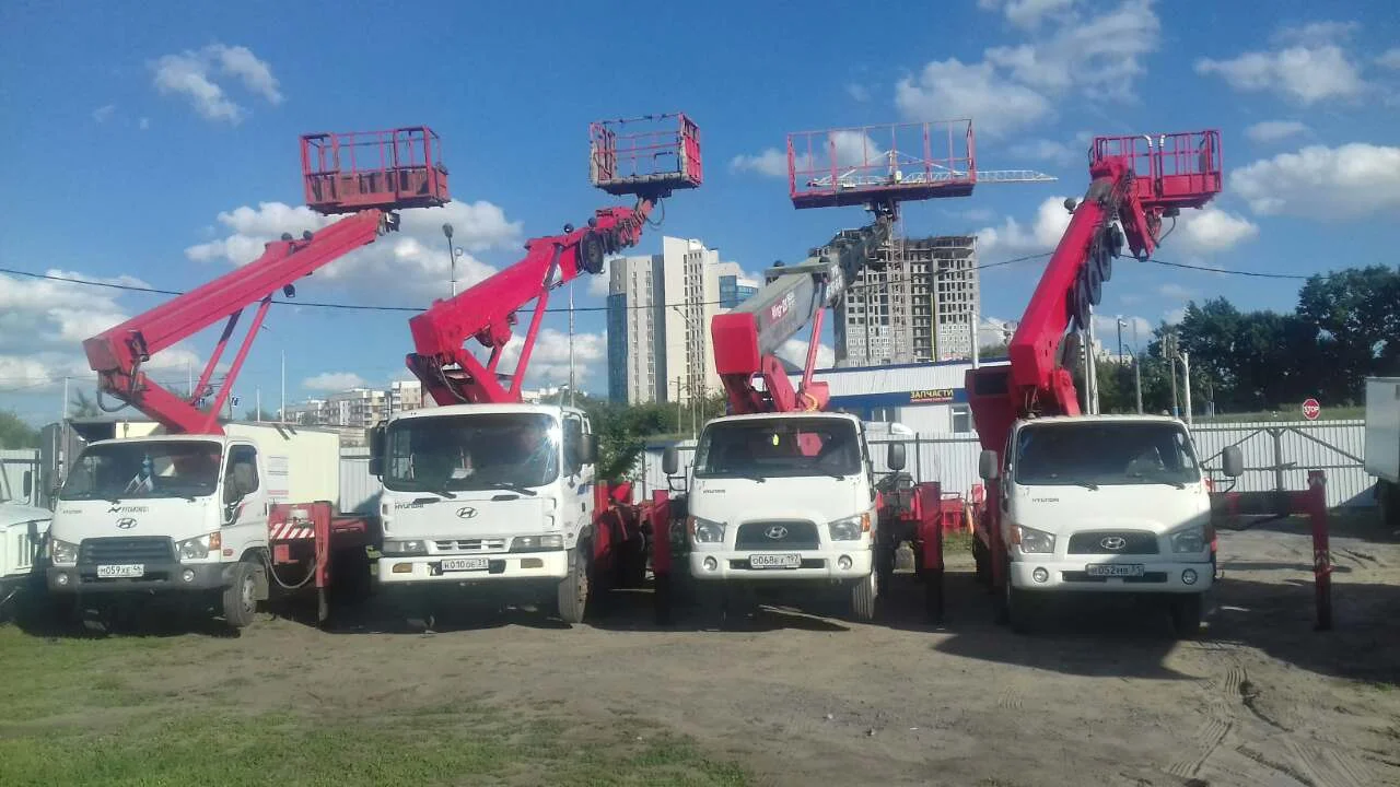 Аренда и услуги телескопической автовышки Isuzu, 300 кг, 32 метра - миниатюра 3