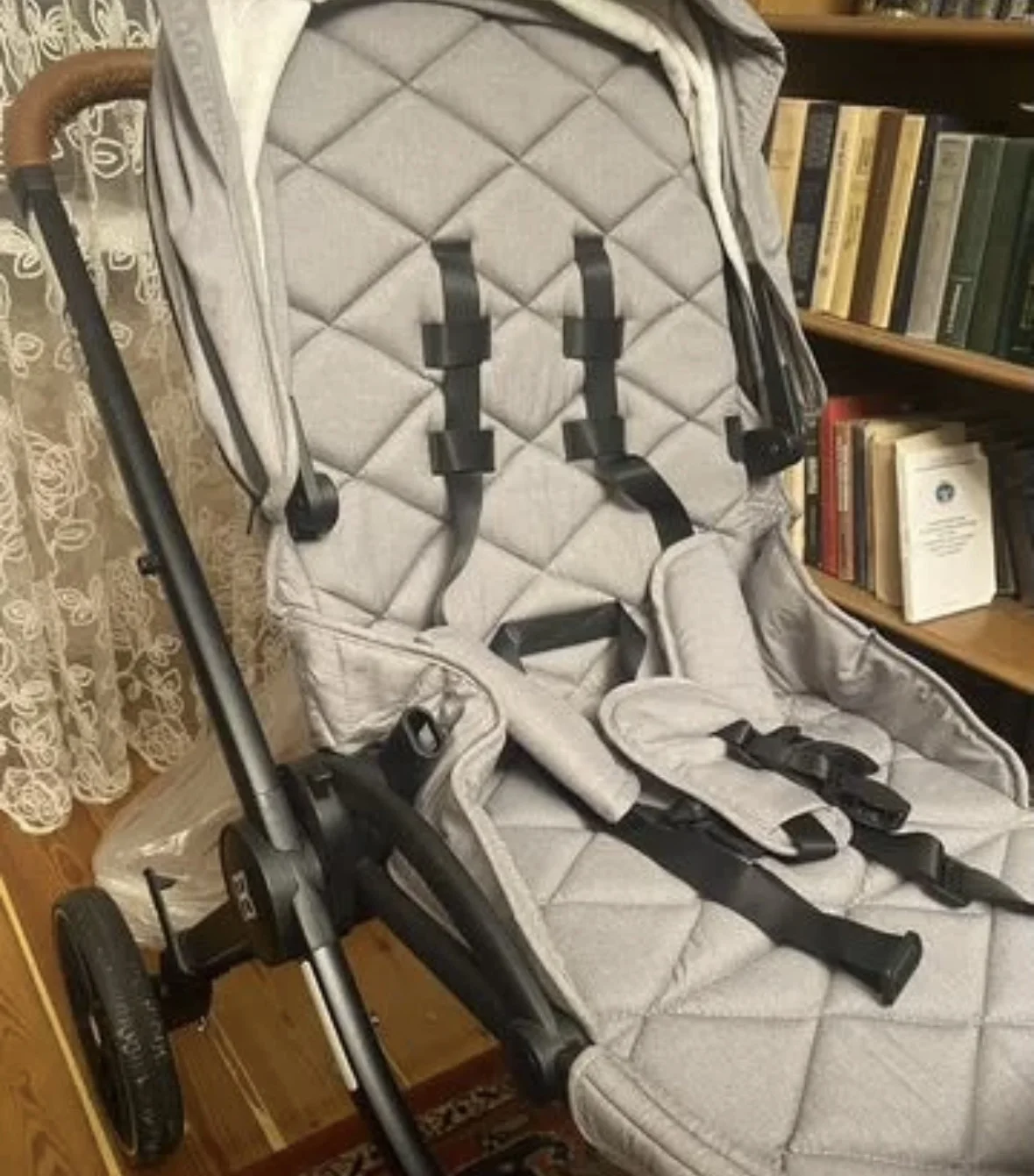 Коляска Labala born 2 в 1 серая - миниатюра 2
