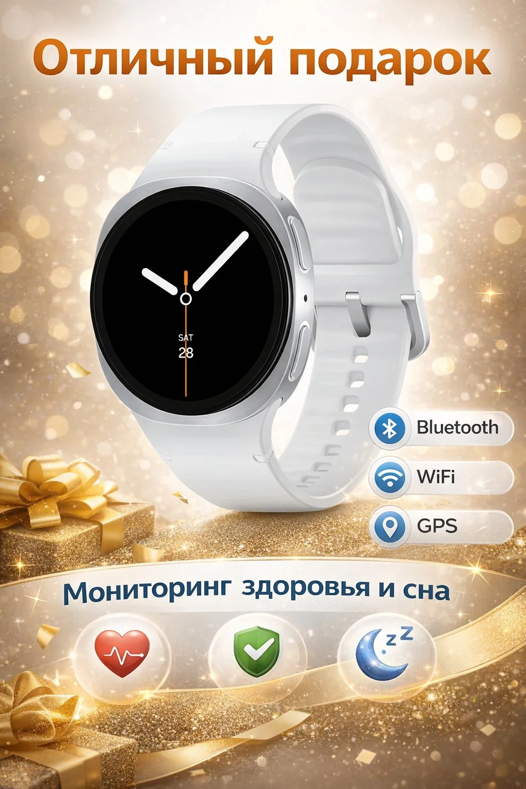 Samsung galaxy watch 8 44mm новые - изображение 1