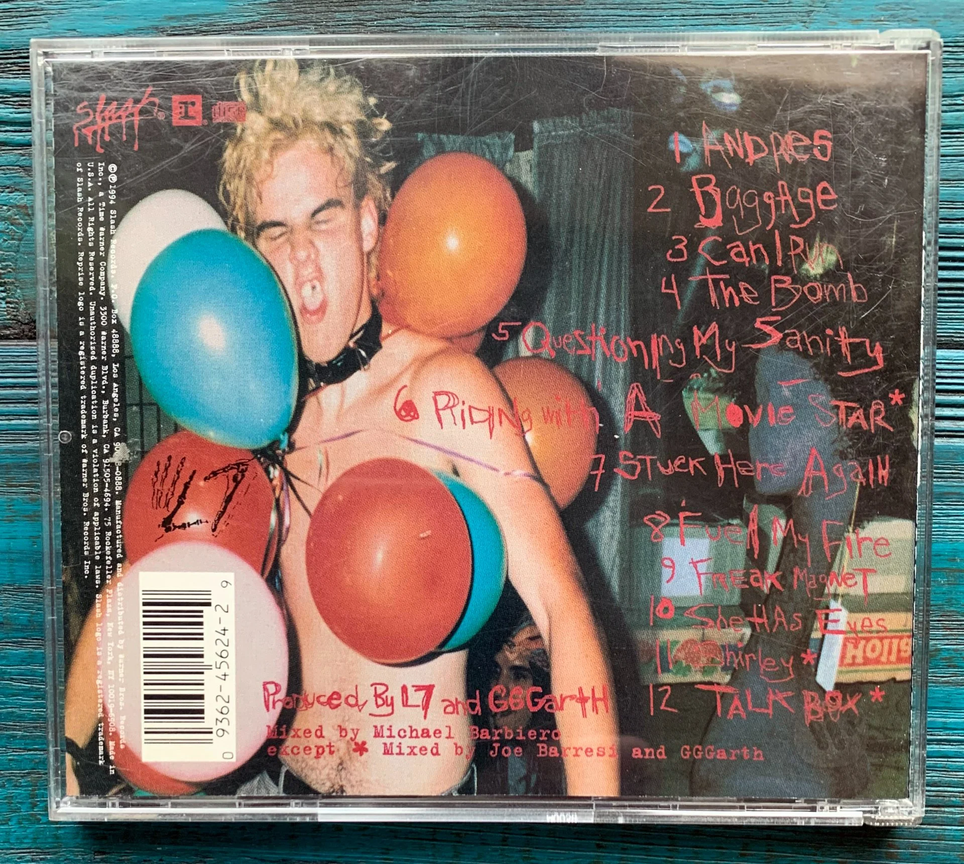 L7 - Hungry for Stink, 1994 CD - миниатюра 4
