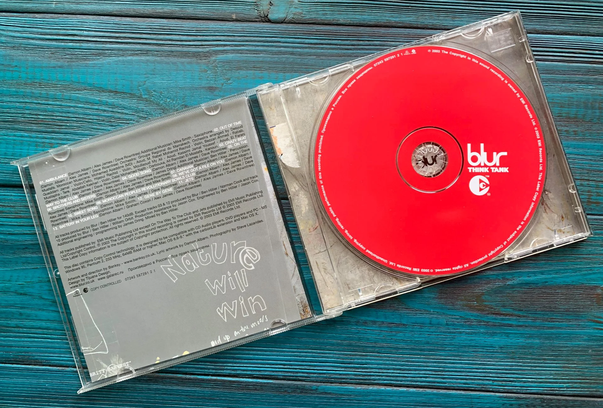BLUR – Think Tank, 2003 CD - изображение 1