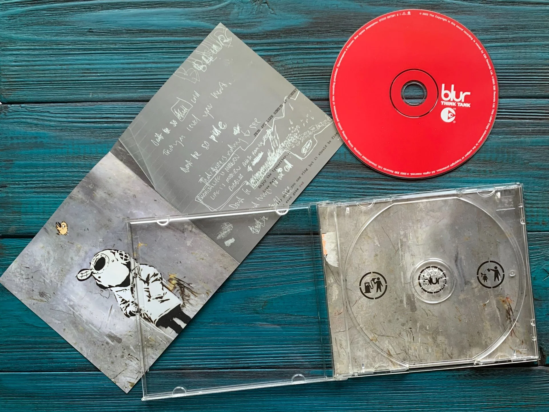 BLUR – Think Tank, 2003 CD - миниатюра 3