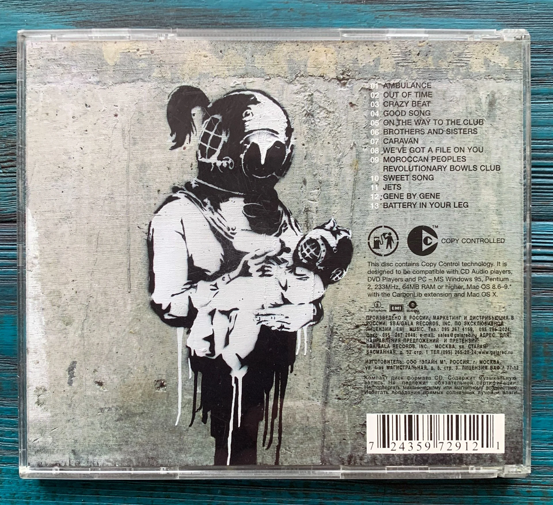 BLUR – Think Tank, 2003 CD - миниатюра 4