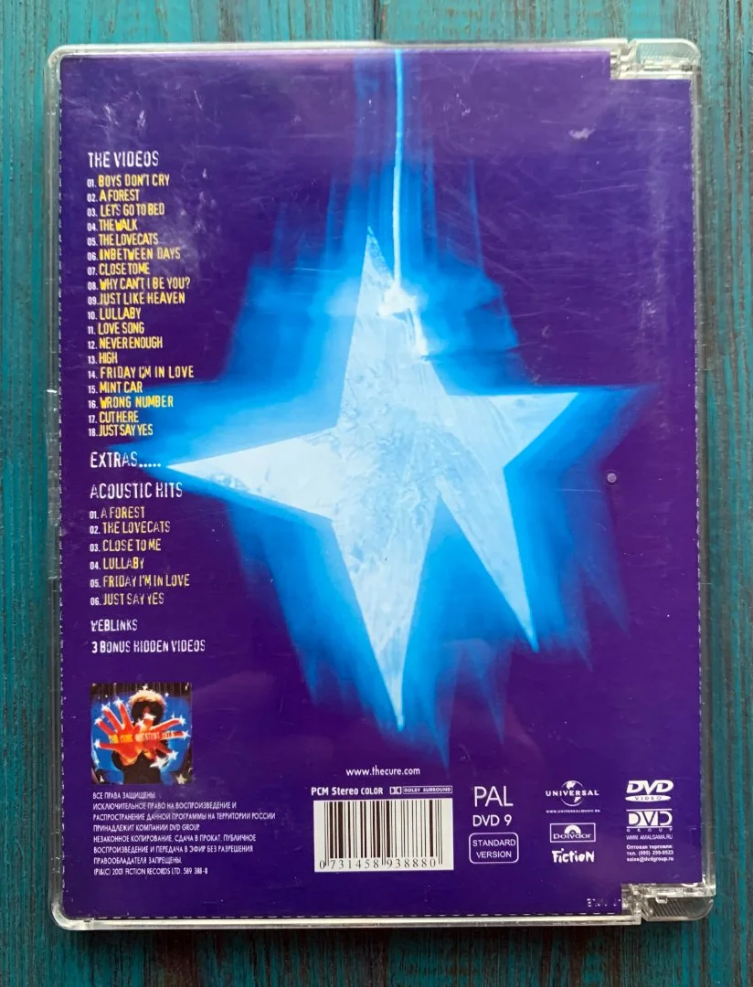 THE CURE – Greatest Hits, 2001 DVD - миниатюра 4
