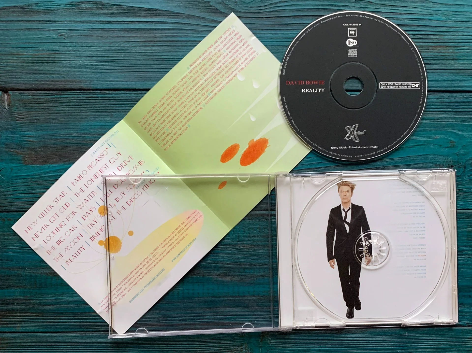 DAVID BOWIE – Reality, 2003 CD - миниатюра 3