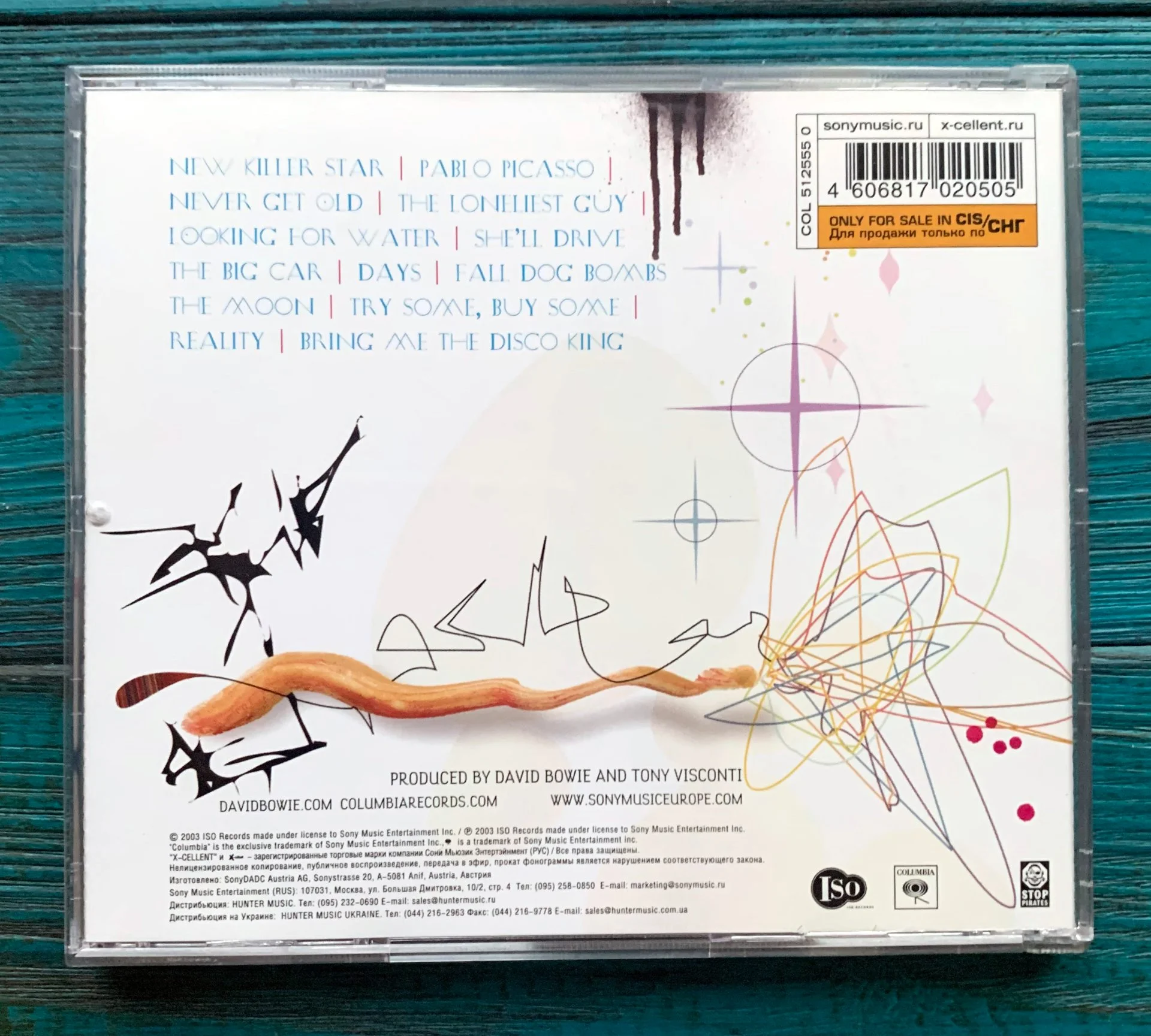 DAVID BOWIE – Reality, 2003 CD - миниатюра 4