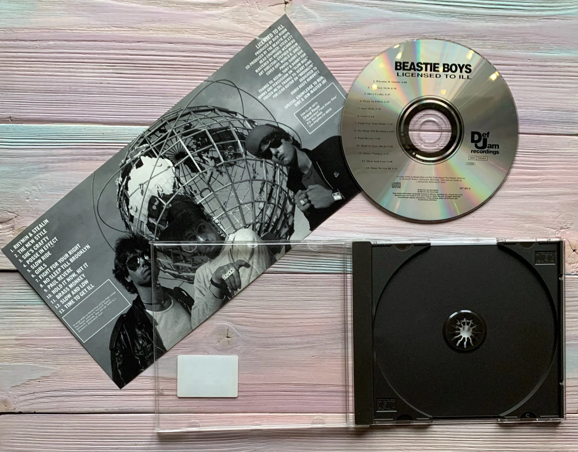 BEASTIE BOYS – Licensed To Ill, 1986 CD - миниатюра 3