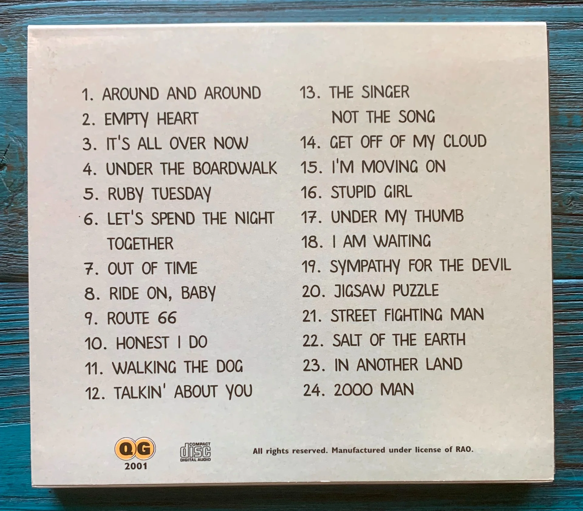 ROLLING STONES – Greatest Hits (Other Side), 2001 CD - миниатюра 7