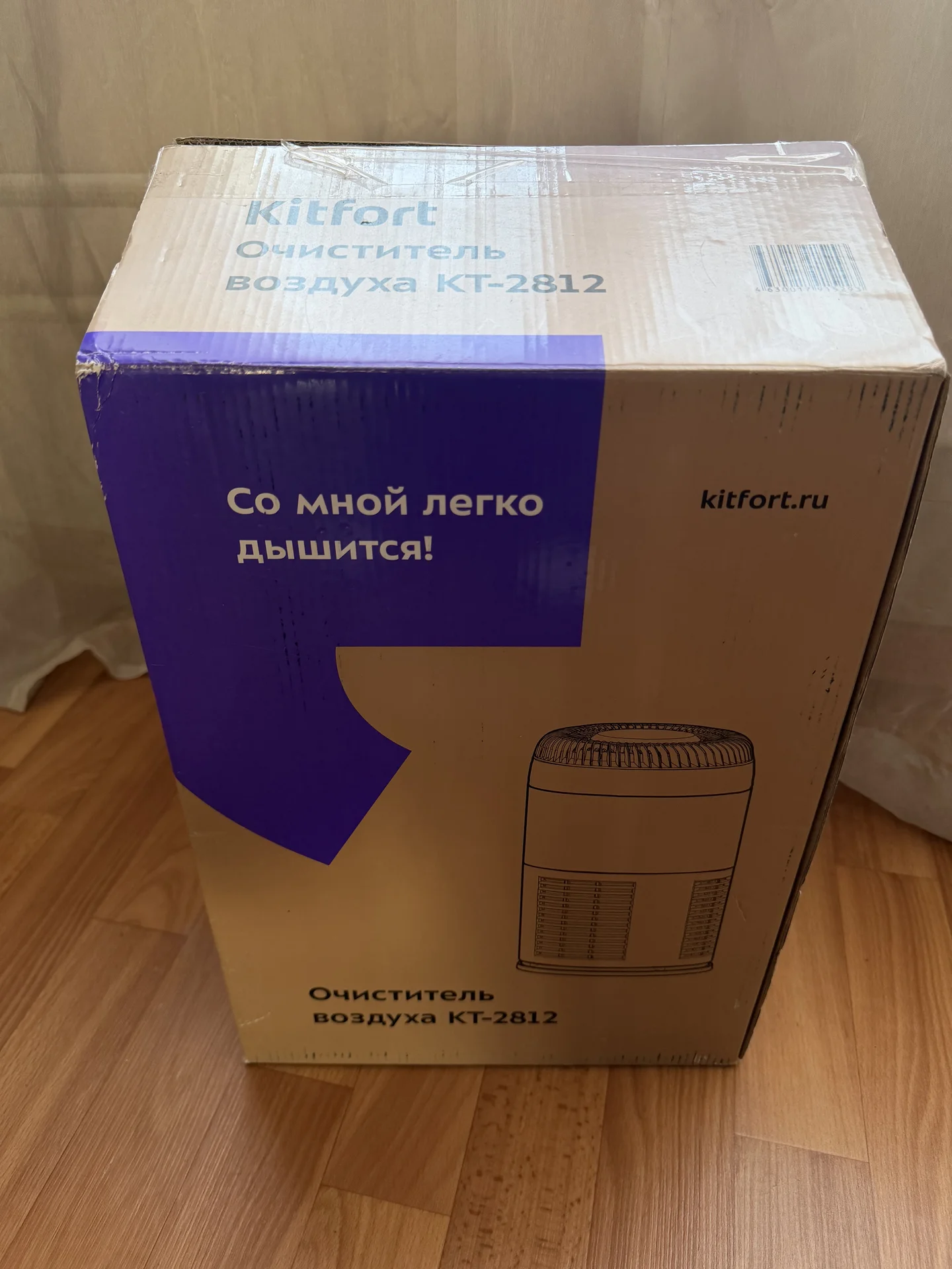 Очиститель воздуха Kitfort KT-2812 — почти НОВЫЙ - изображение 1