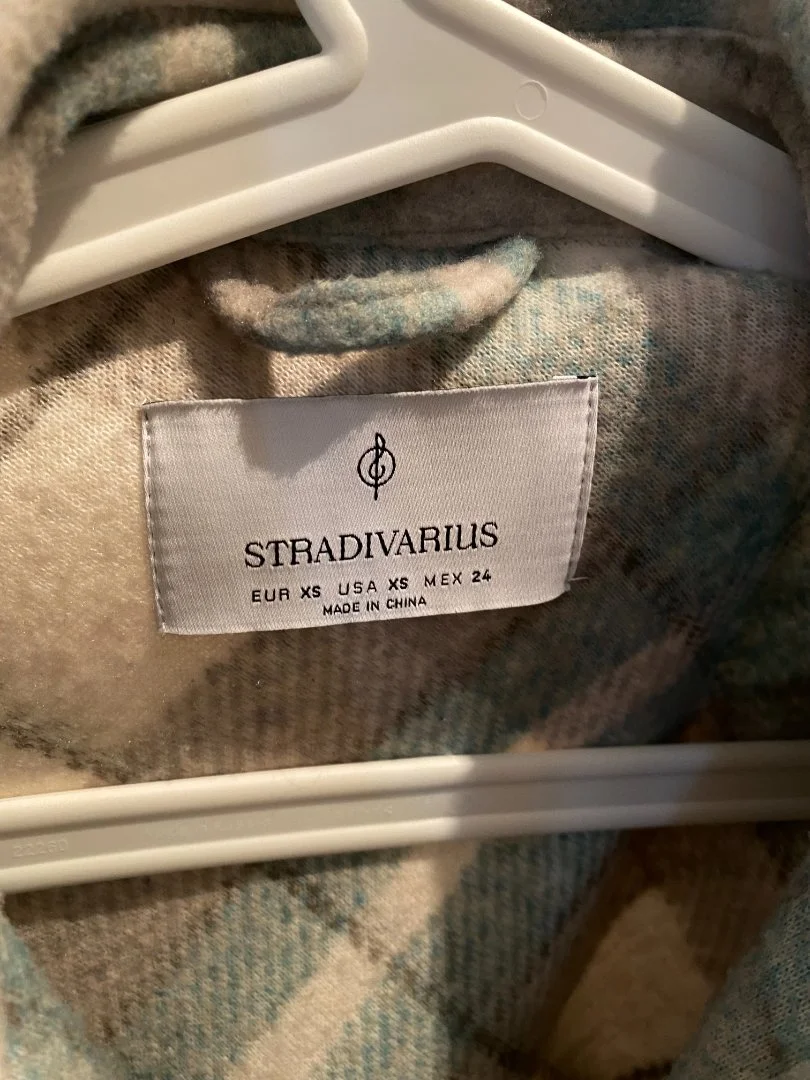 Куртка-рубашка stradivarius xs-s-m - миниатюра 4