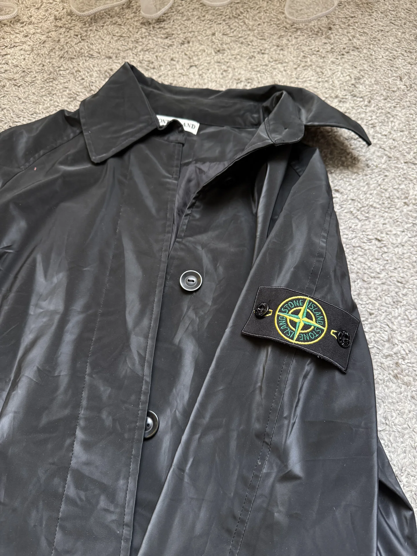 Куртка vintage stone island nylon coat - миниатюра 3